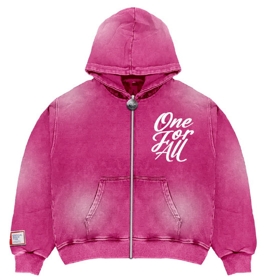 One For All Hoodie ( Pink )